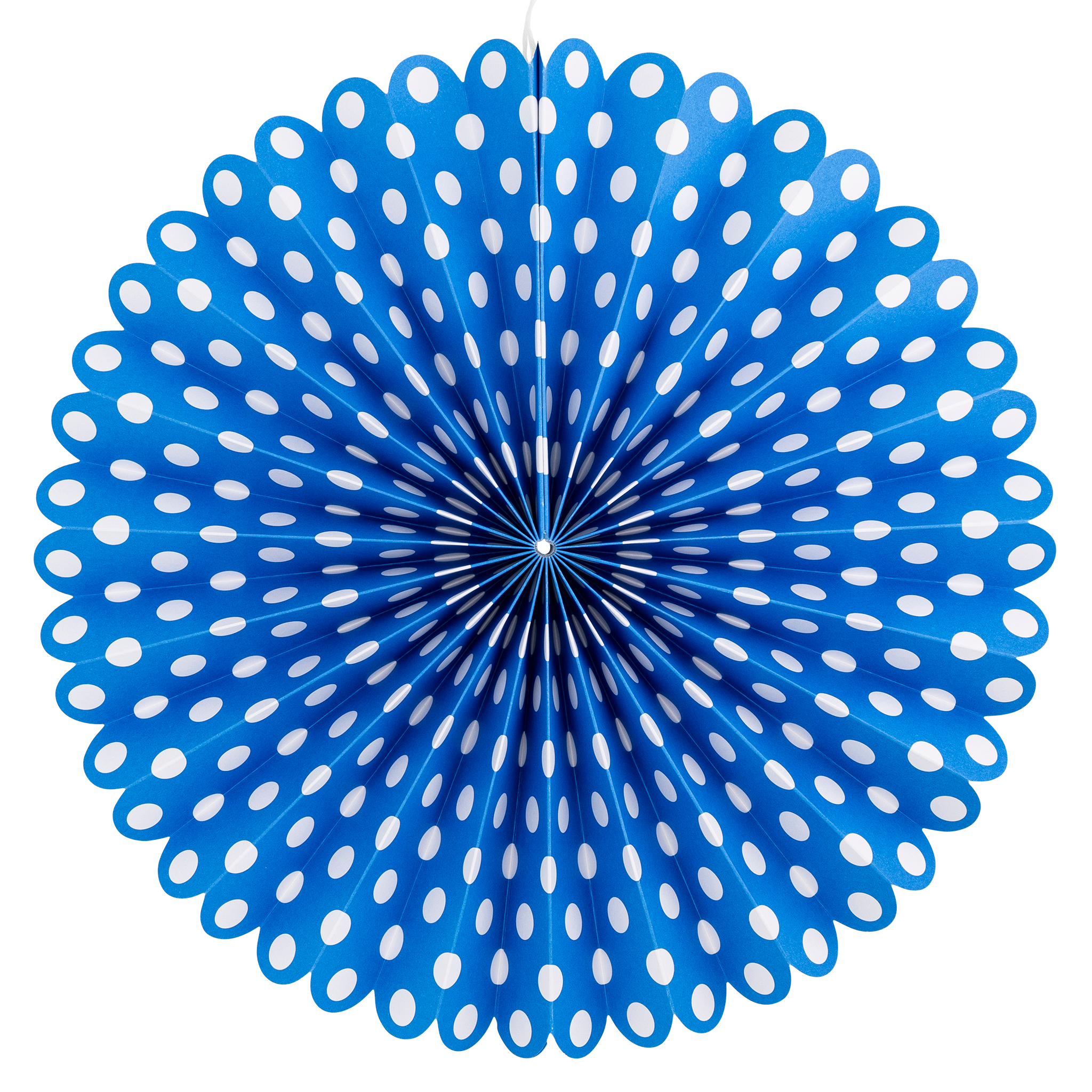 PLFN04 - Blue and White Party Fan Set