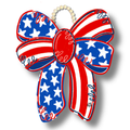 Patriotic Bow Door Hanger