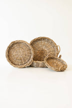 Rattan Round Tray: Small - 14" D