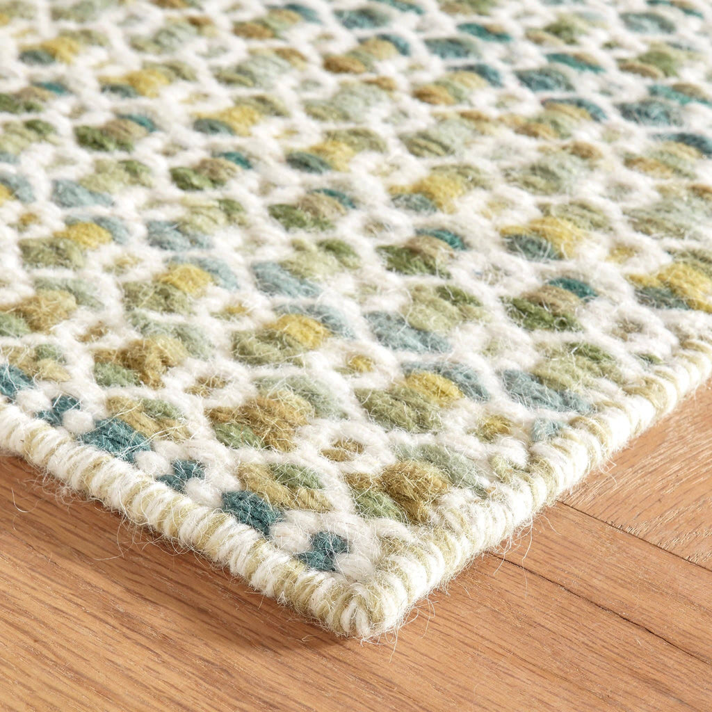 Poppy Handwoven Wool Rug | Moss: 2' x 3'