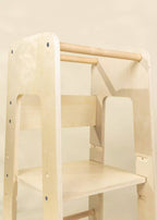 Educational Tower - Natural Wood