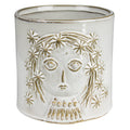 Emme Cachepot with Face, Ceramic