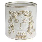 Emme Cachepot with Face, Ceramic