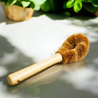 Bamboo Glassware Scrub Brush | Kitchen Cleaning Bestseller: Straight Brush