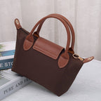 HM782 Britney Nylon Double Handle Crossbody Bag: Ivory