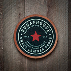 America 250th Anniversary Flag Leather Coaster