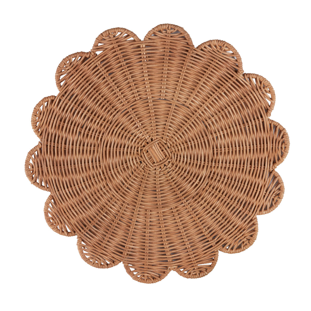 Rattan Charger Placemats: Natural / 15"