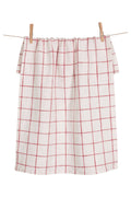 KAF Home Slubbed Lyon Farmhouse Kitchen Towel - 20" x 30": Red