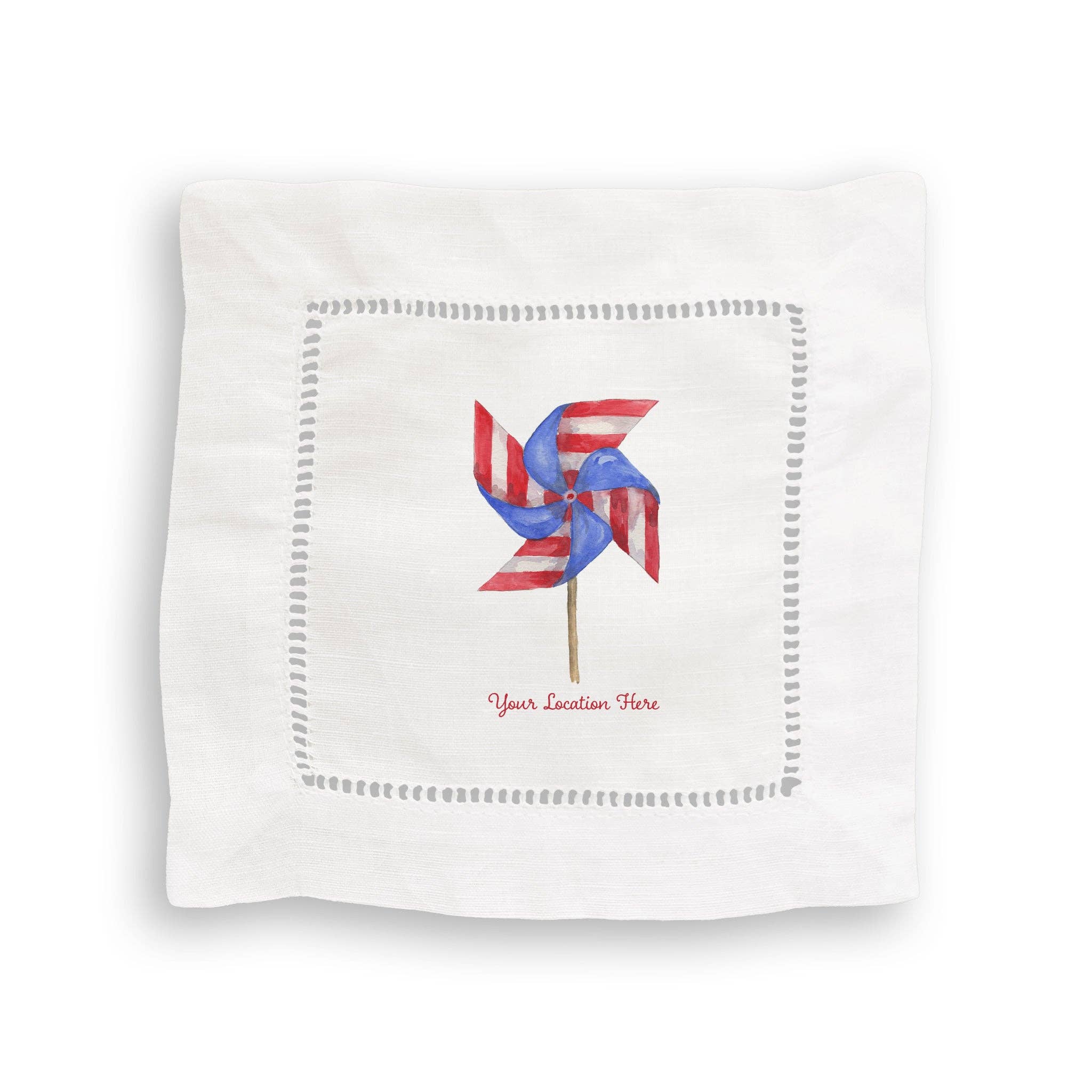 Pinwheel with Location: Dishtowel