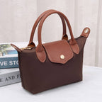 HM782 Britney Nylon Double Handle Crossbody Bag: Ivory