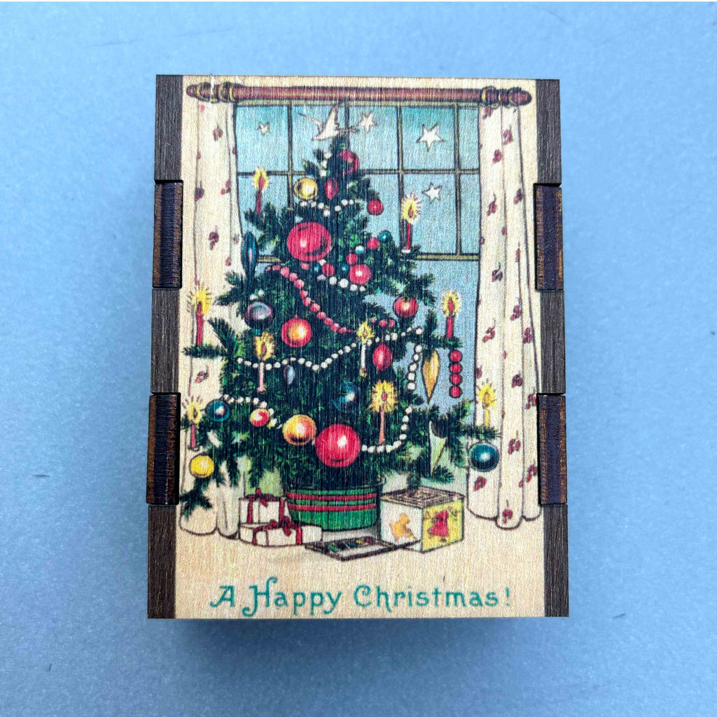 Matches • Christmas Tree Wooden Matchboxes • Home Decor