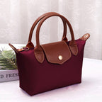HM782 Britney Nylon Double Handle Crossbody Bag: Ivory