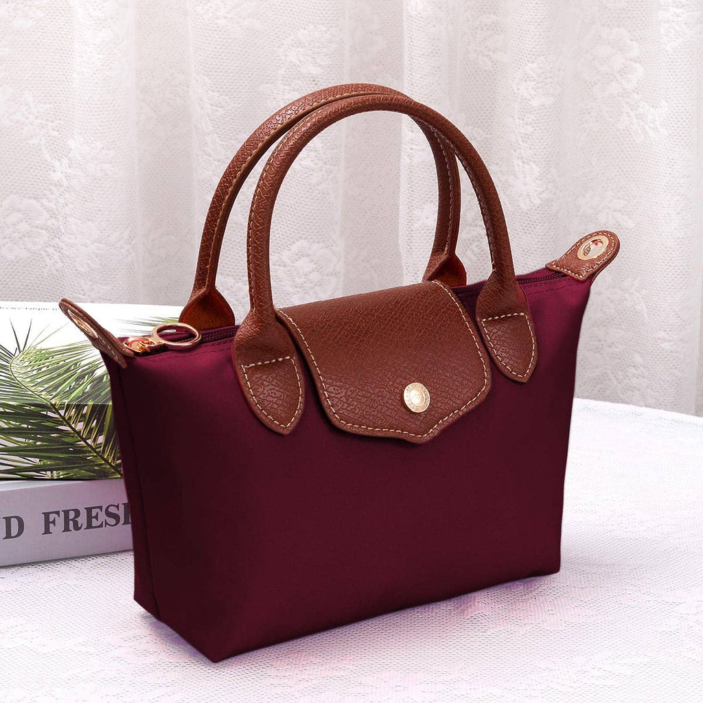 HM782 Britney Nylon Double Handle Crossbody Bag: Kelly Green