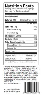 4.6 oz Classic Cheddar Cheese Straws