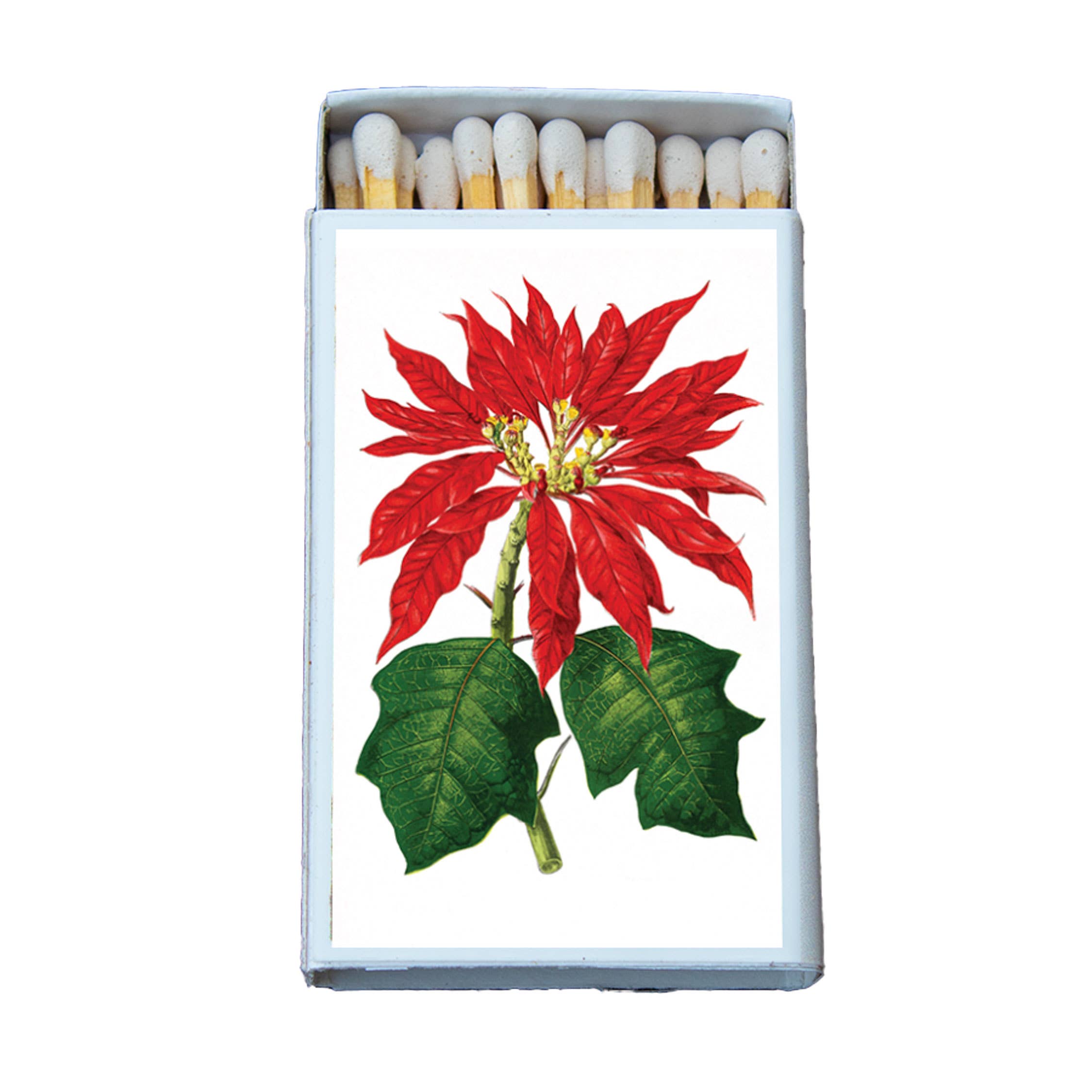 Matches • Poinsettia Flowers • Home Decor for Candles