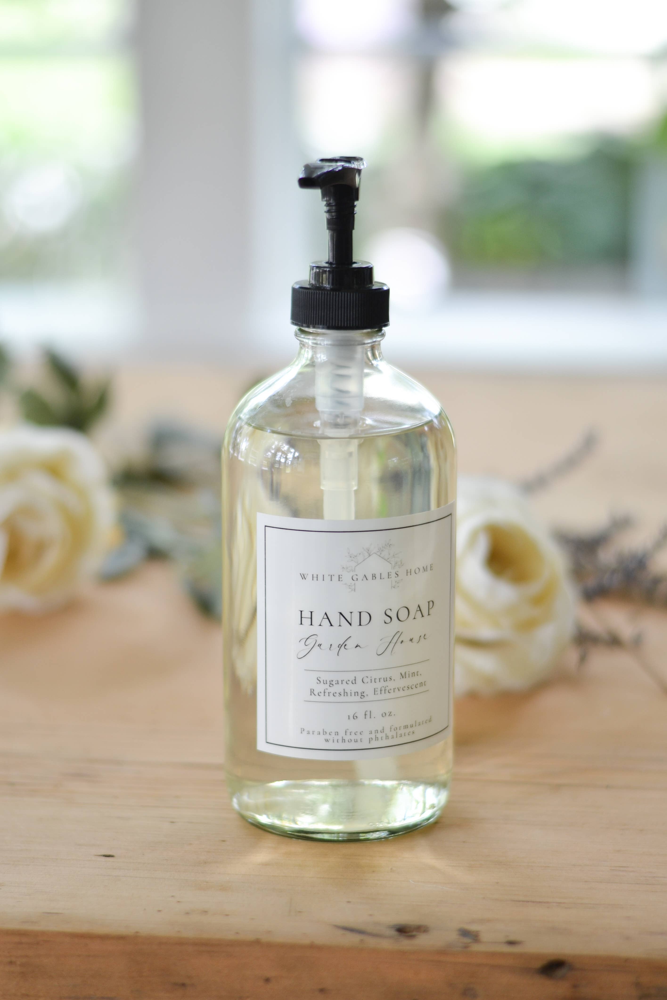 Garden House Hand Soap In Glass Jar