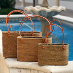 Ata Vine Tote Bags -