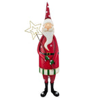 Whimsy Metals Santa Holding Star 55.5"