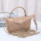 SD781 Penny Suede Mini Crossbody Bag: Burgudy