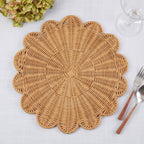 Rattan Charger Placemats: Natural / 15"