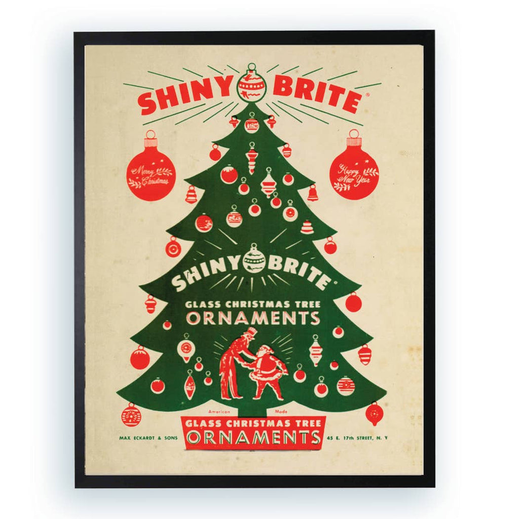Shiny Bright tree poster: 12" X 16"
