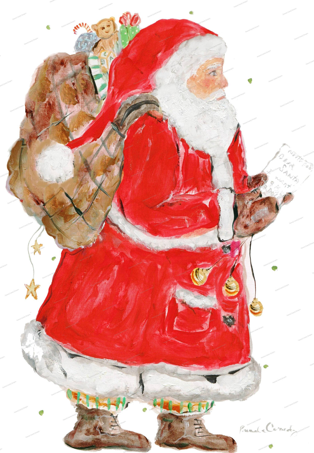 Good Ol Santa Kitchen Towel