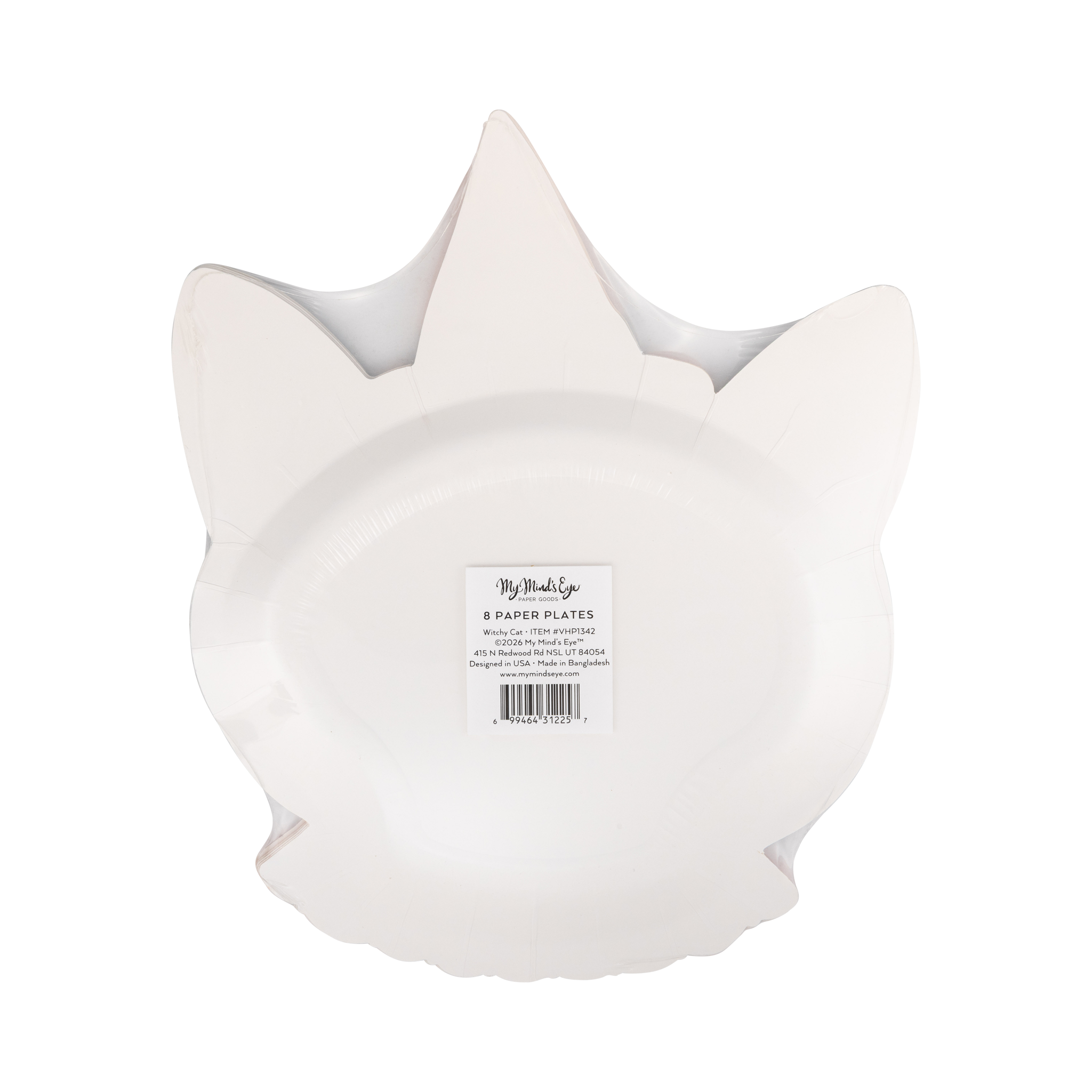 VHP1342 - Vintage Witchy Cat Plate
