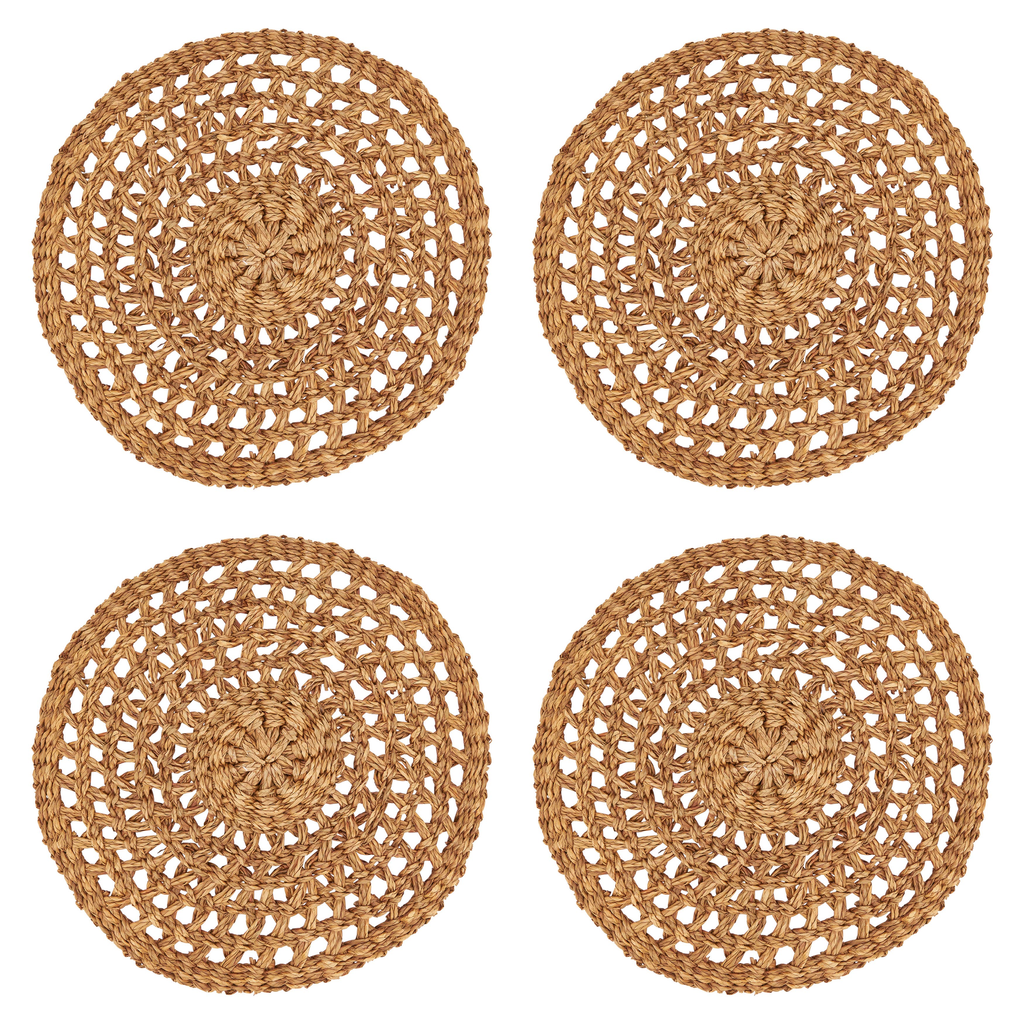 Rustic Charm Seagrass Placemat: Natural / 15"