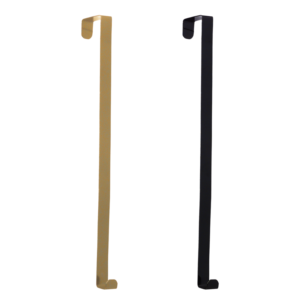 14"L Wreath Hangers - Heavy Duty Metal: Black