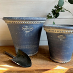 Long Tom Garden Pot Blue 8"