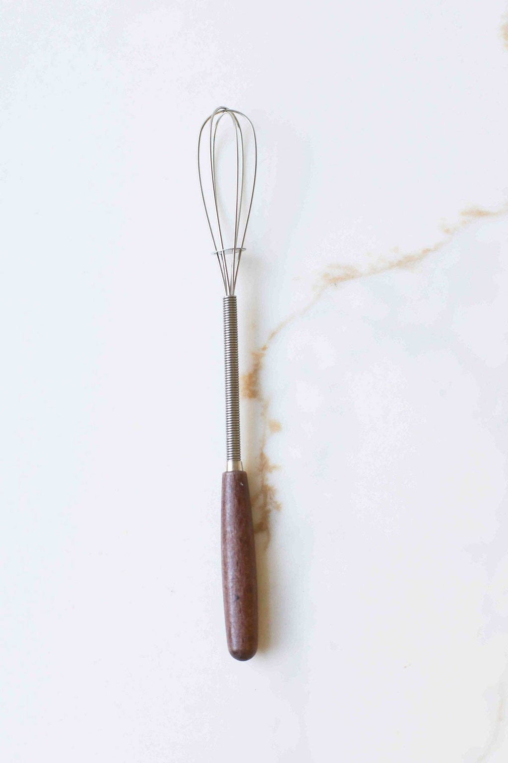 Vintage Mini Whisk with Wood Handle: YW - S