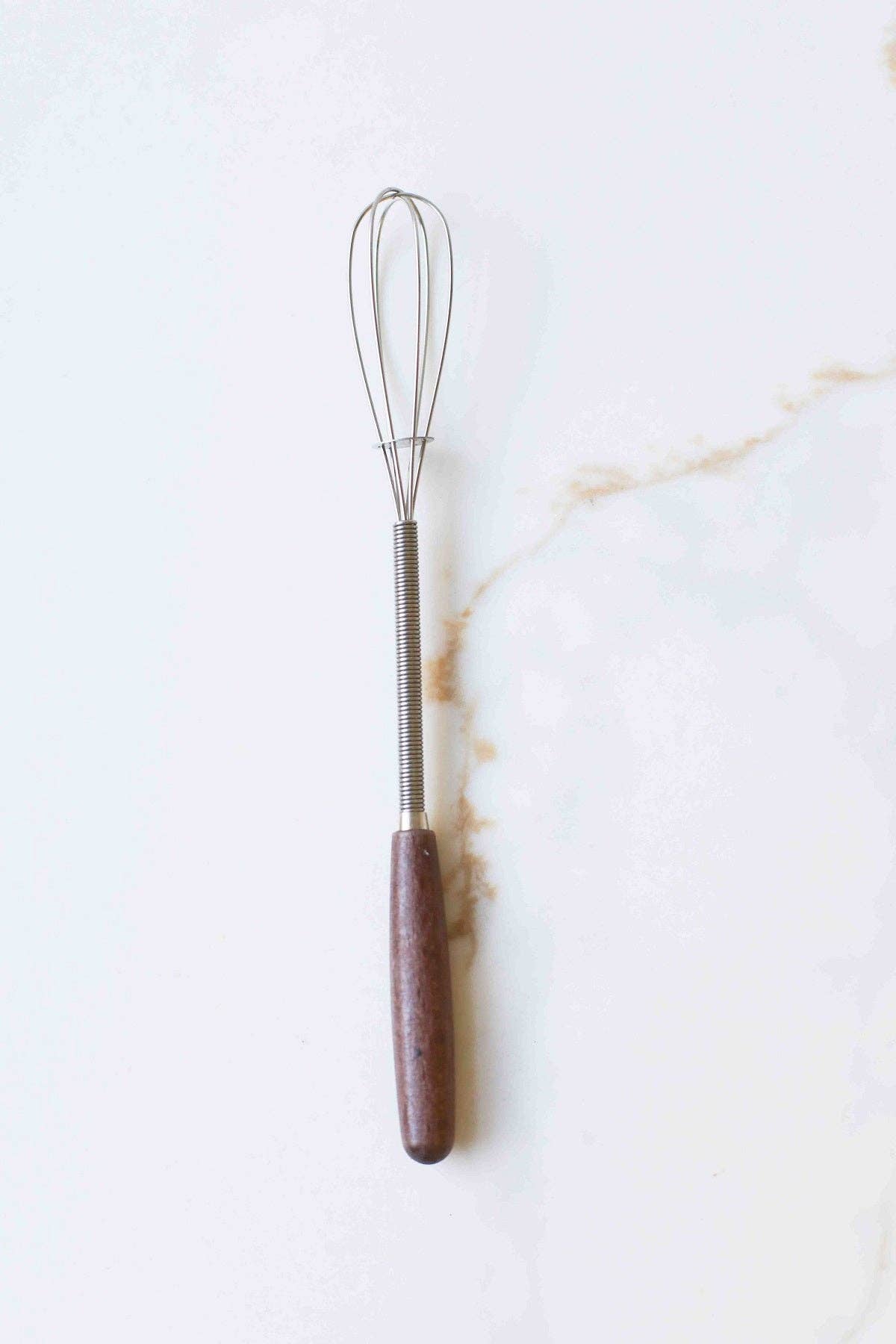 Vintage Mini Whisk with Wood Handle: YW - S
