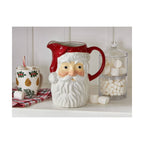 Vintage Santa Pitcher Multi Earthenware Christmas