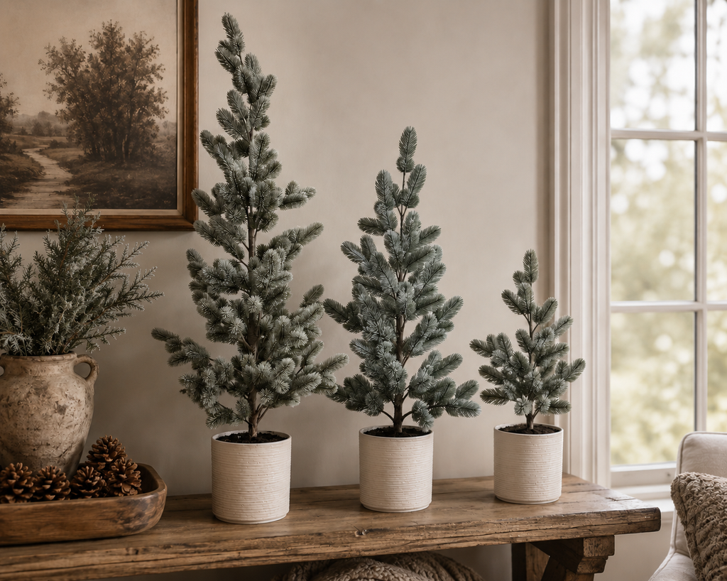 Real Touch Wild Spruce Potted Tree 48''