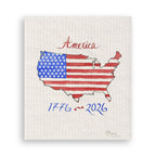 America the Beautiful: Dishtowel