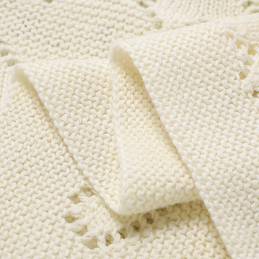 Baby Blanket - Heart: Baby Blue
