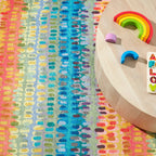 Paint Chip Machine Washable Rug | Multi: 2' x 3'