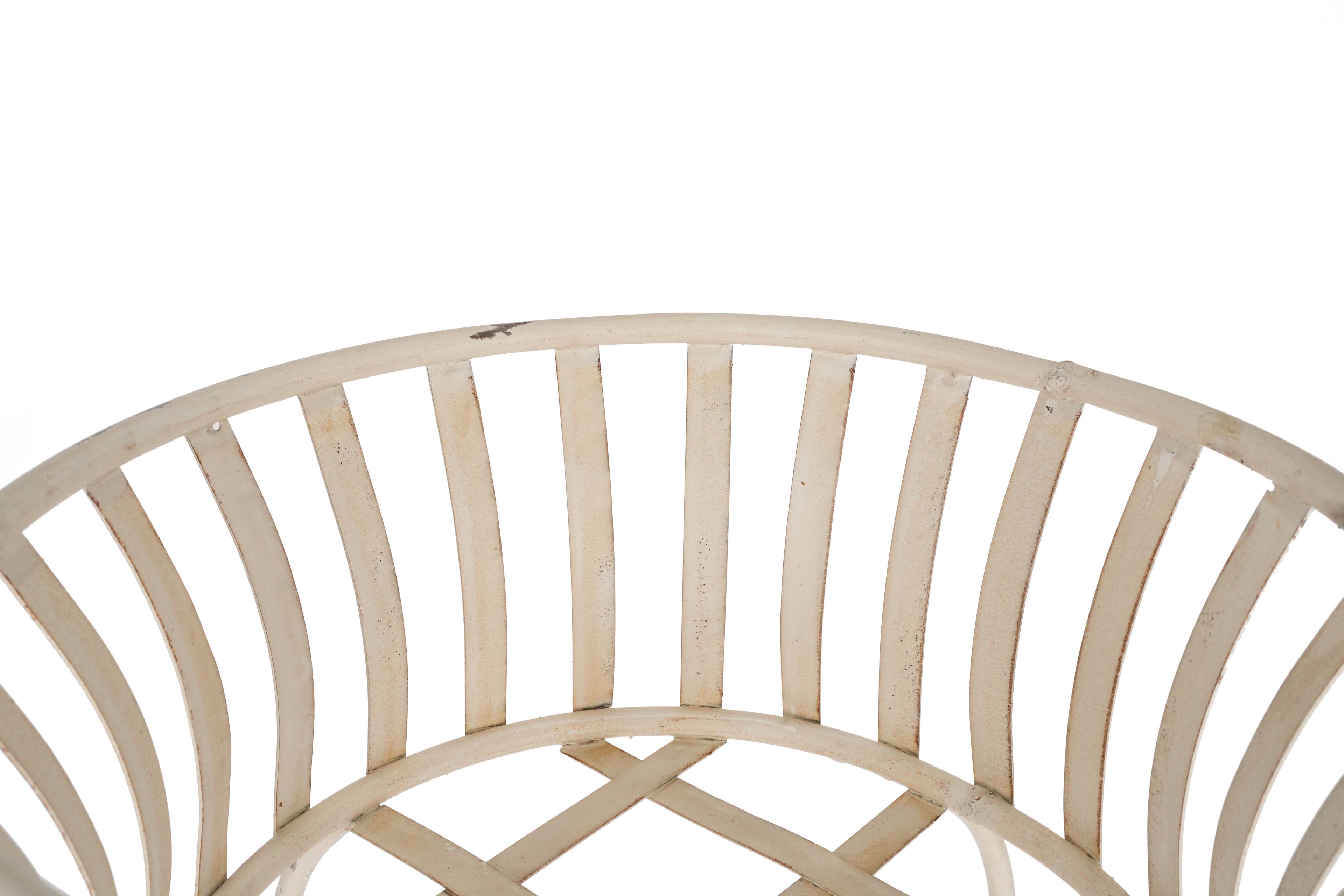 Joselyn Garden Planter Basket-Farmhouse-21x32 inches-White
