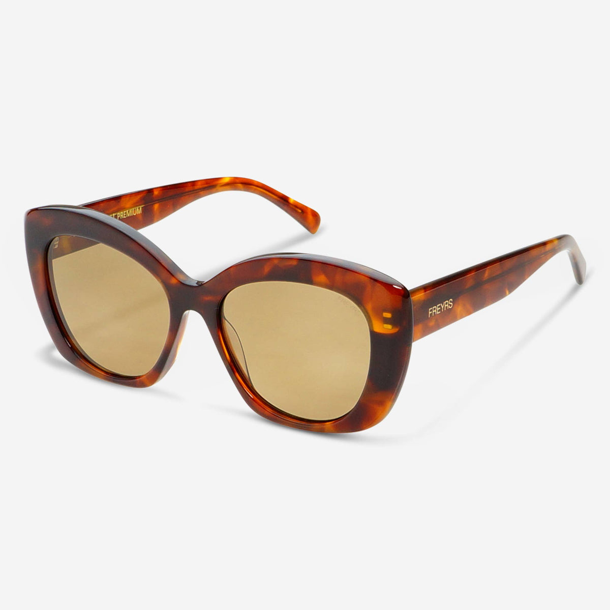 Jane Oversized Womens Acetate Sunglasses   : Brown Tortoise
