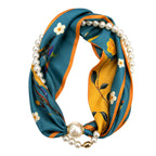 Luxe Pearl Scarf Necklace: AI