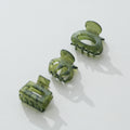 Jade Green Mini - Assorted Claw Clips: Assorted