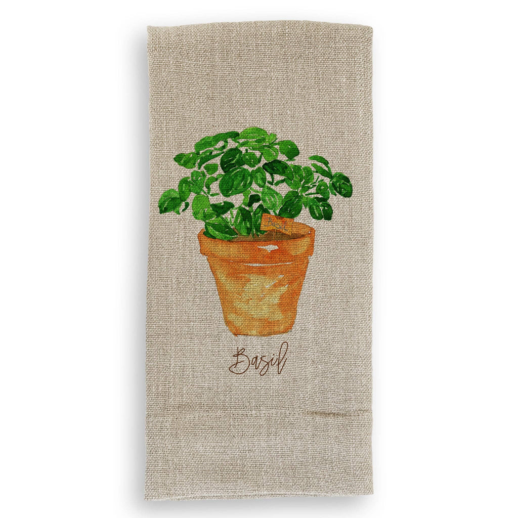 Basil: Keep Words / Dishtowel