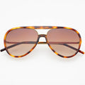 Shay Aviator Sunglasses : Tortoise