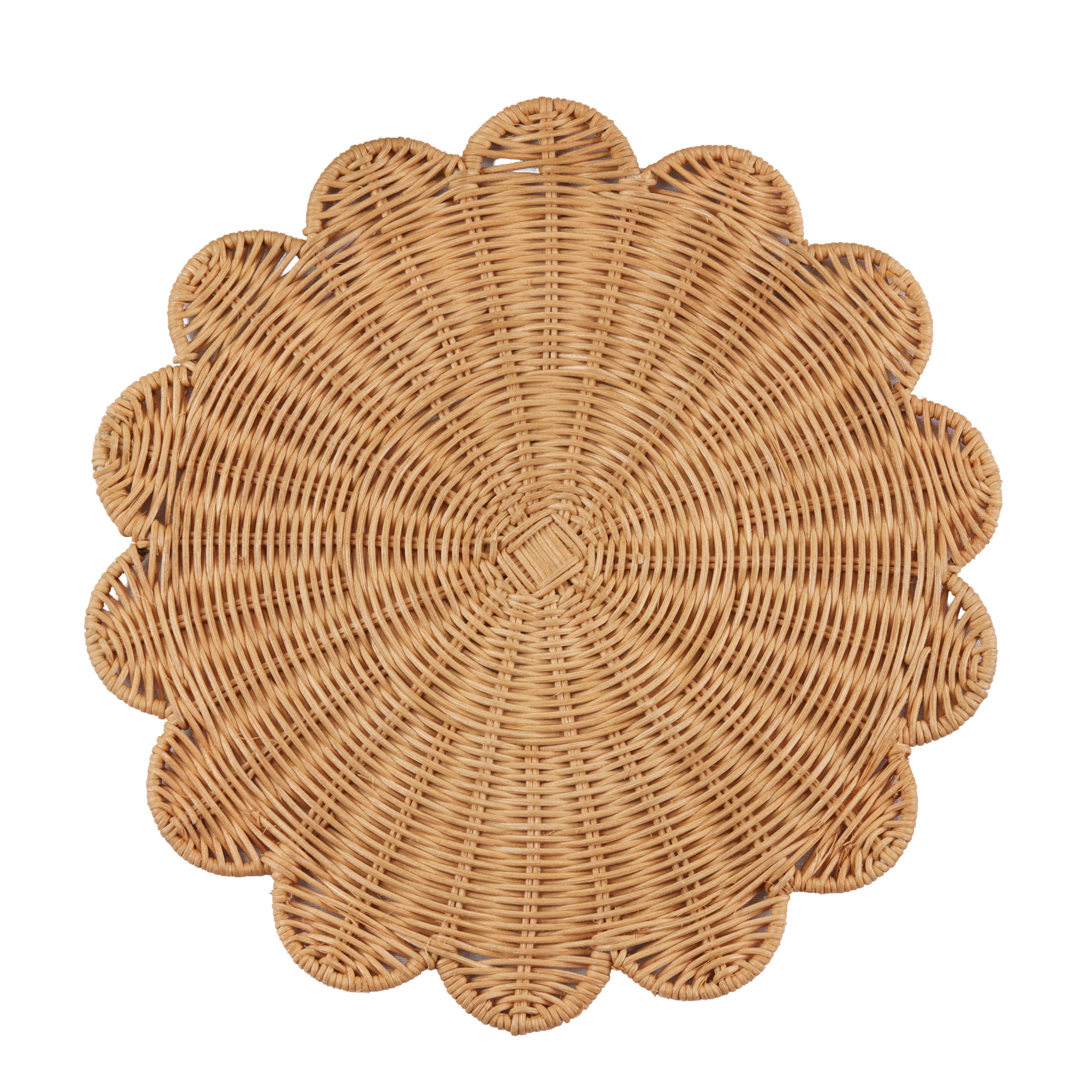 Rattan Charger Placemats: Natural / 15"
