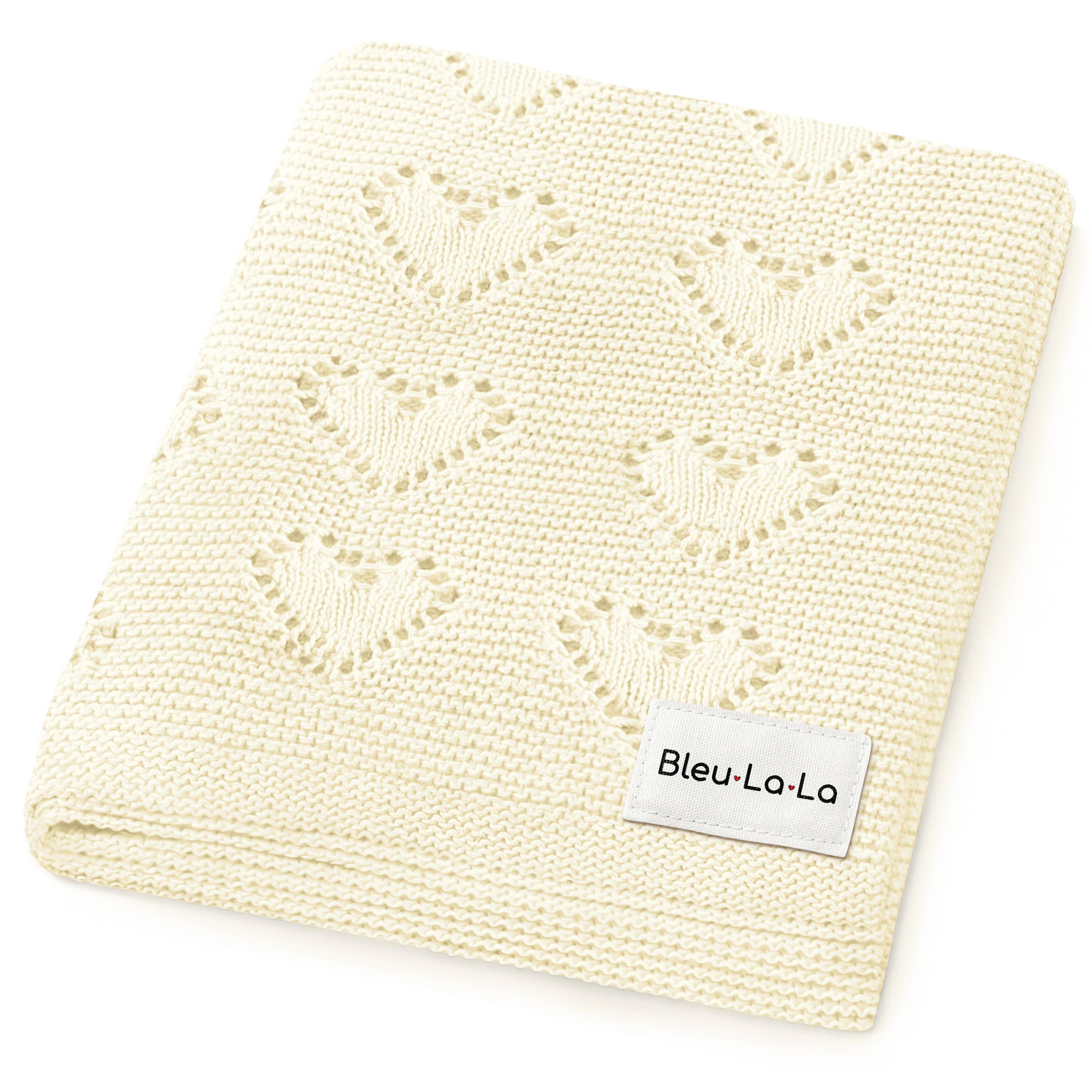 Baby Blanket - Heart: Grey