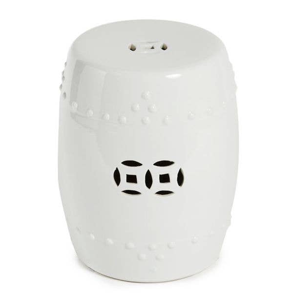 Garden Stool - White