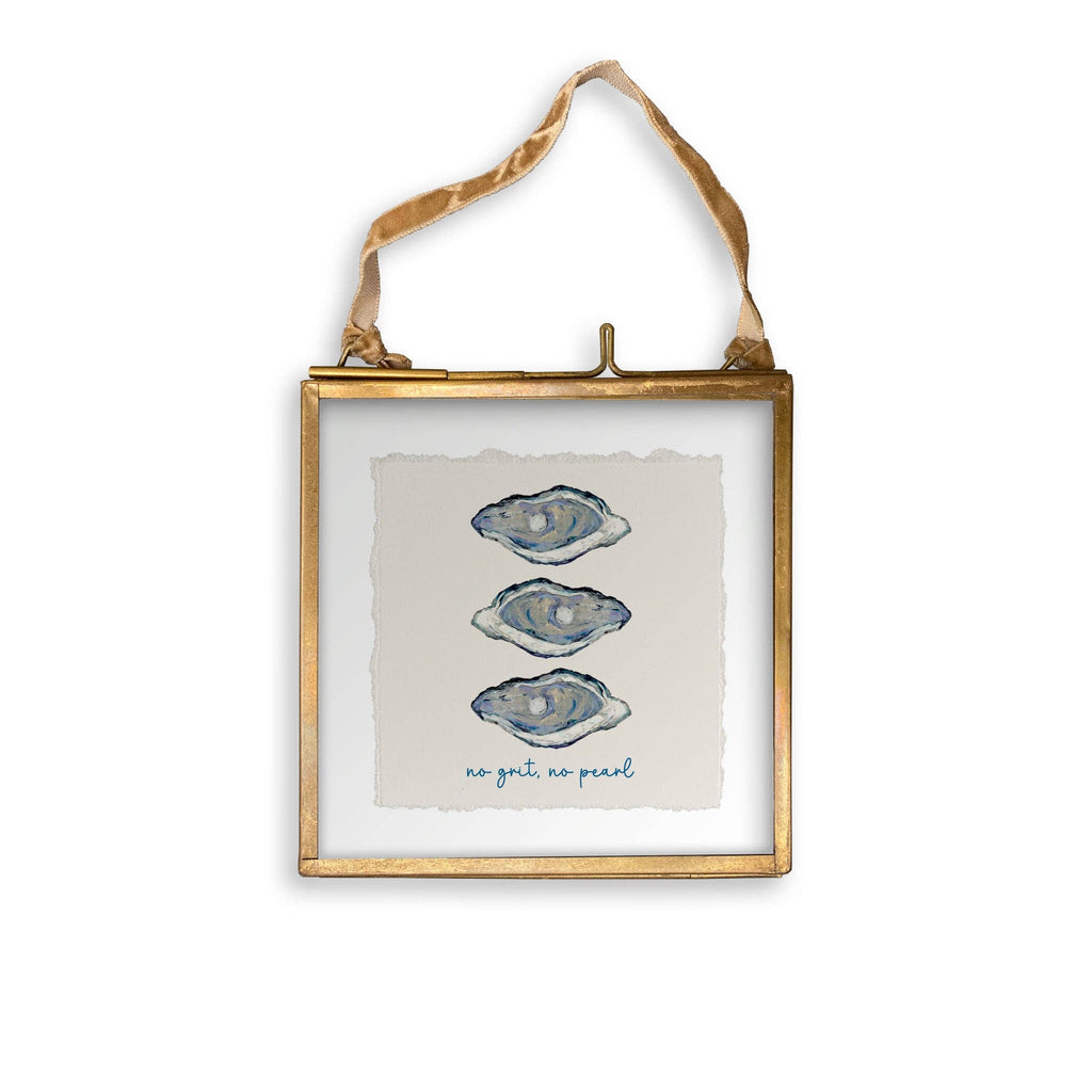 Three Blue Oysters: Dishtowel