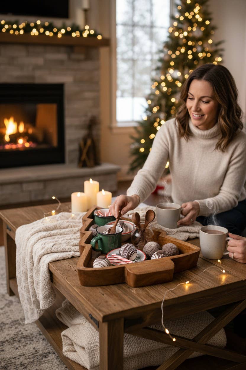 Large Christmas Tree Dough Bowl