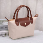 HM782 Britney Nylon Double Handle Crossbody Bag: Ivory