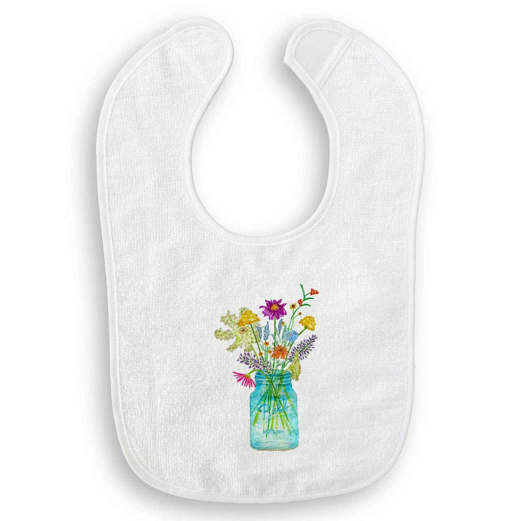 Wildflowers in a Mason Jar: Dishtowel